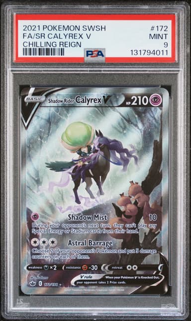 Shadow Rider Calyrex V Full Art