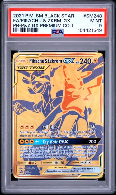 Pikachu & Zekrom Gx Full Art