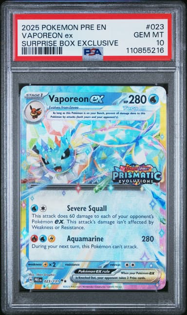 Vaporeon Ex