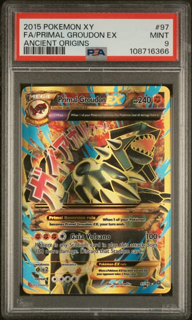 Primal Groudon Ex Full Art