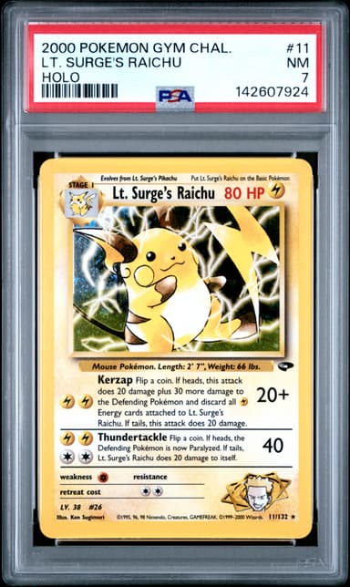 Lt. Surge's Raichu