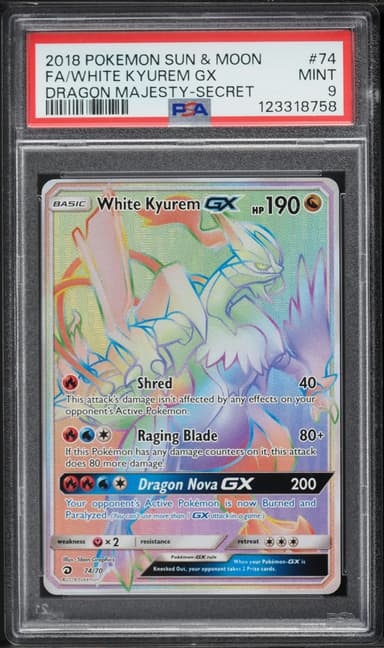 White Kyurem Gx Full Art