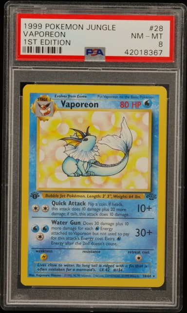 Vaporeon 1st Edition